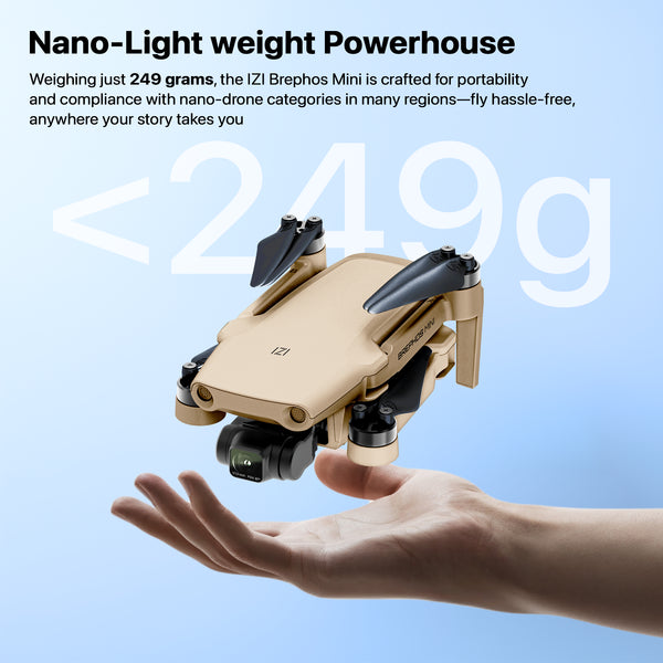 IZI Brephos Fly More Combo Mini Drone – Premium Drone with Camera 4K Professional, 48MP Imaging, Starlight Vision, 3-Axis Stabilizer, 3000mAh Long Flight, <249g Featherweight, 20km Range - Image 6